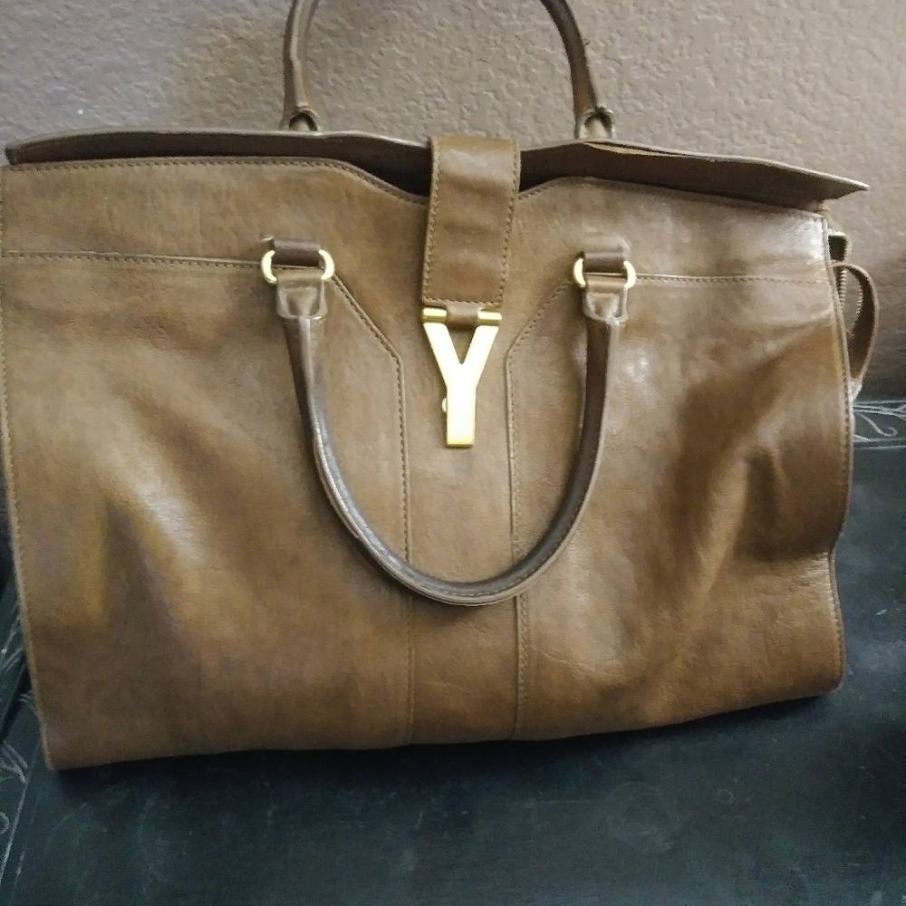 SOLD....Authentic YSL Sheepskin Large Cabas ChYc